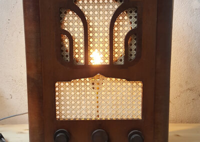 Lampe radio vintage