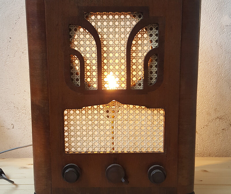 Lampe radio vintage