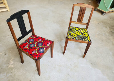 Restauration de deux chaises anciennes